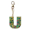 1Pc DIY Diamond Painting Lettter Keychain