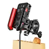 Cooling Motorcycle Phone Mount with USB/TYPE-C Charging Port Motorcycle Phone Holder 360 Rotation Cellphone Cradle Adjustable for 5.4-7.8 Inch Smartphone (Handlebar)