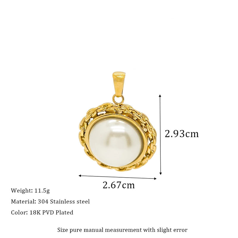 1 Piece 304 Stainless Steel Geometric Pendant Jewelry Accessories