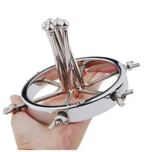 pornhint Pornhint NEW Metal Spreader Plug Extreme Speculum Chastity Device Dilator Adjustable