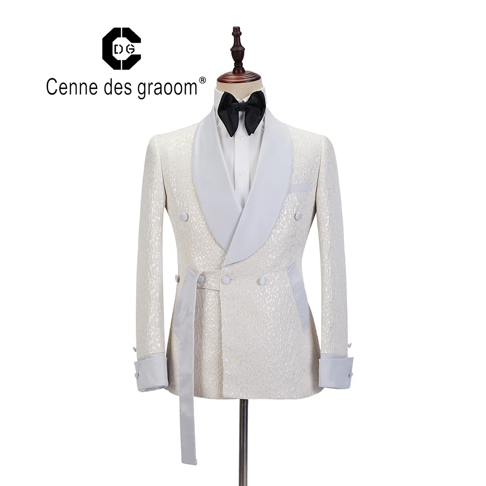 Source Cenne Des Graoom Blue Safari Men's Suits Tailor-Made Blazers Pants  Normal Business Causal Party Singer Groom Wedding Prom on m.