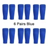 6 Pairs Compression Football Socks Cover Compression Leg Warmers Sweat Absorption Calf Socks Running Cycling Football Protectors
