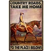 Cowboy - Vintage Metal Signs - 20*30cm - Western