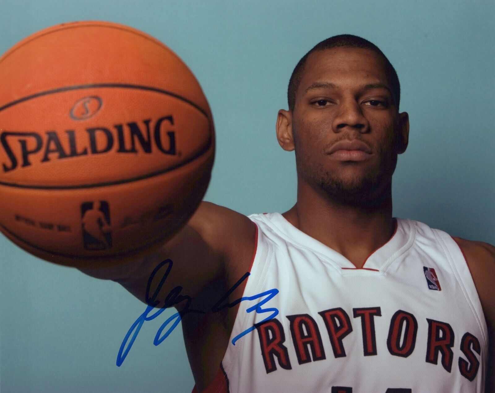 JOEY GRAHAM signed Autographed TORONTO RAPTORS