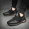 Men's New Fashionable Sports and Leisure Breathable Fly Knit Shock-absorbing Sports Shoes