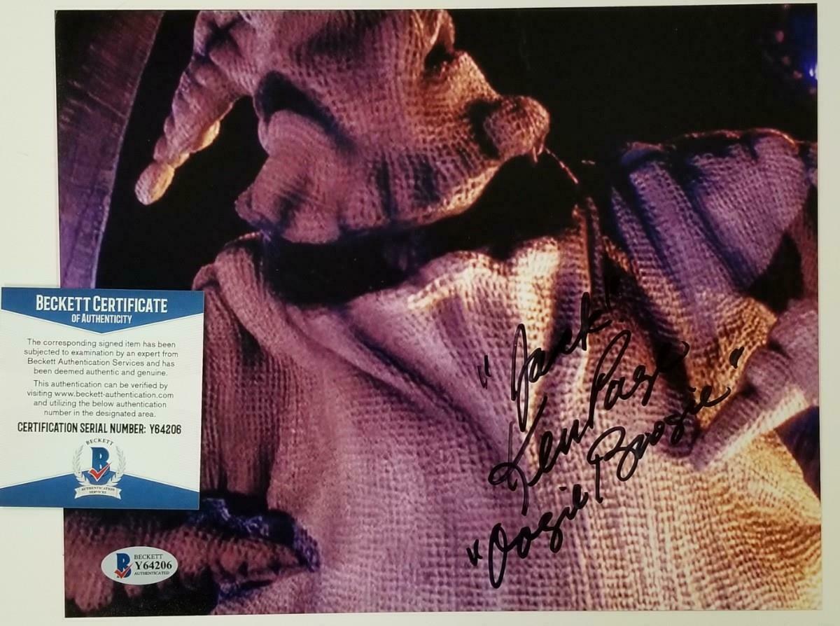 Ken Page signed Nightmare Before Christmas 8x10 Photo Poster painting JACK! Inscription~ BAS COA