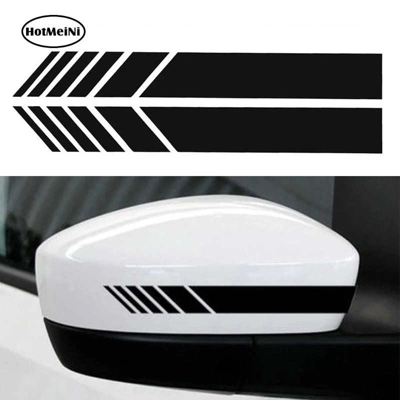 Car Rearview Side Mirror Stripes Decal