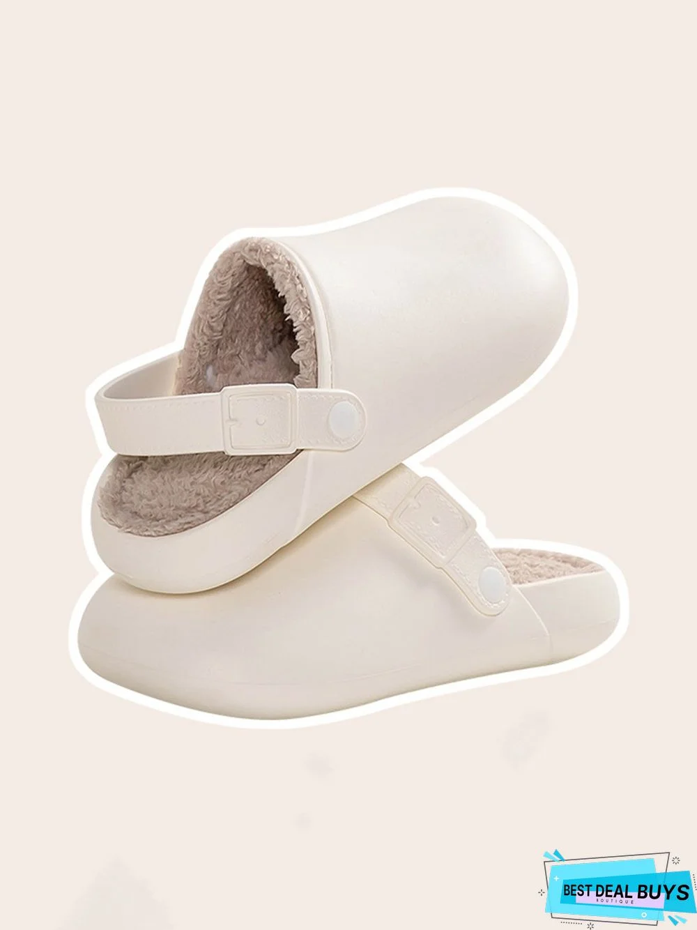 Waterproof Casual Winter Warm Lined Eva Sandals