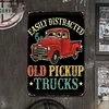 Pickup Trucks Easily - Vintage Metal Signs(8*12Inch) - Vehicle