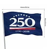 250th Anniversary USA 1776-2026 Commemorative Flag 5ft X 3ft 3 Ply Birthday Patriotic Flag for Independence Day Parades Garden Yard Events