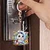(US Only)PET Double Sided Special Shaped Easter Alphabet DIY Diamond Painting Keychain