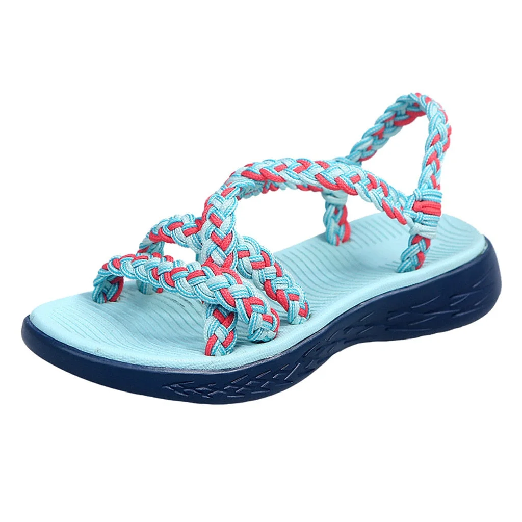 2020 Fashion Summer Women Shoes Strappy Flat Sports Beach Hiking Walking Summer Sandals Ladies Shoes Sandalias
