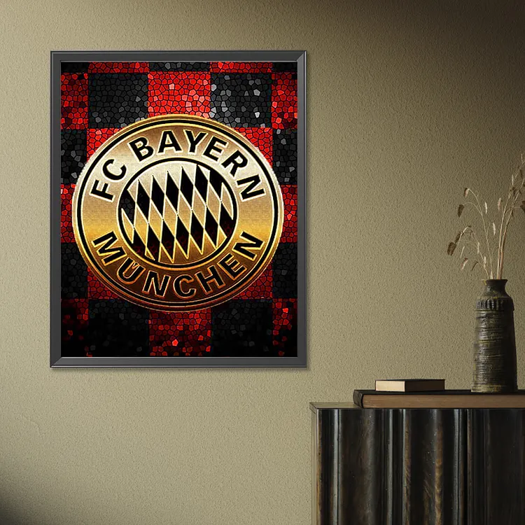 Peinture Sur Toile Unique Du Logo Bayern Munich - Maillot De Football, Neuf Avec étiquettes