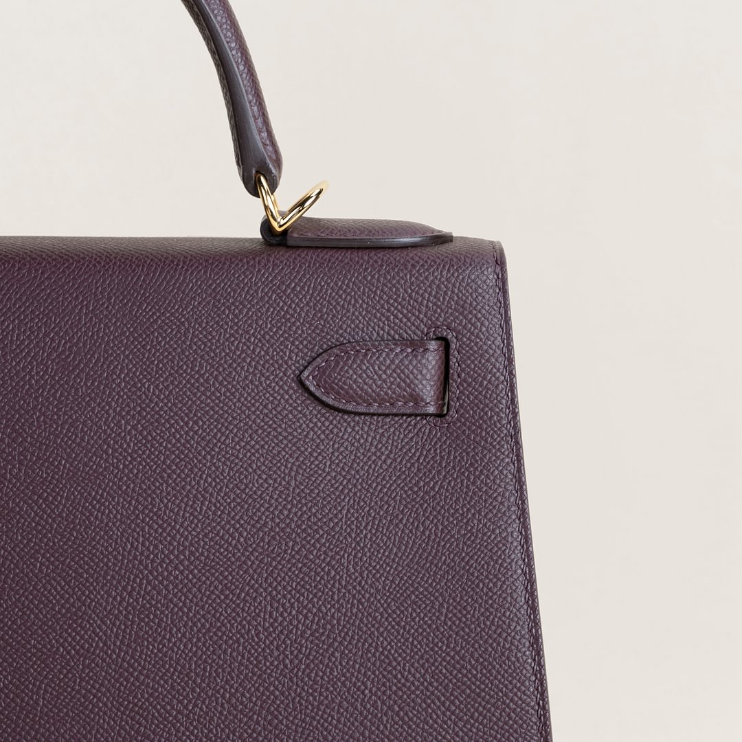 Kelly28 Epsom 0G Rouge sellier GHW