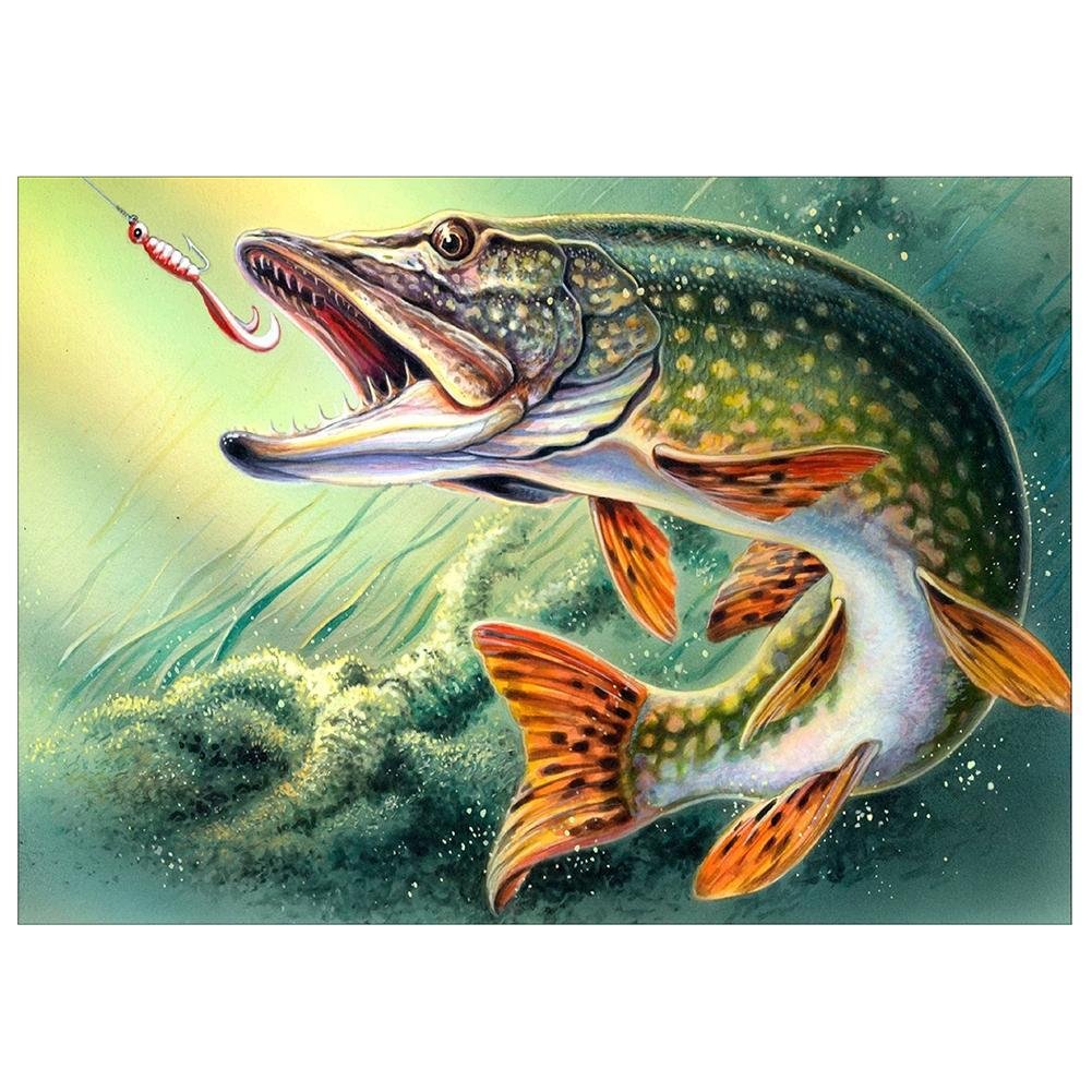 Full Round Diamond Painting Fish (40*30cm)