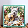 Guitar Schnauzer-11CT Stamped Cross Stitch 40*40cm/15.75*15.75in