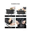 12L Outdoor Hiking Accessory Pouch Multifunctional Expansion Pouch Expandable External Storage Bag Anti-Scratch Ultralight Backpack Hanging Pack for Hiking and Short-Trip Travel