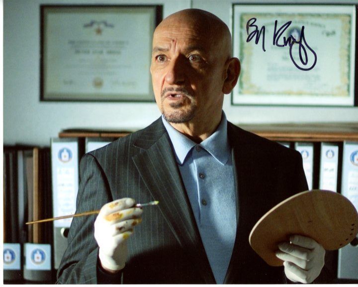 BEN KINGSLEY signed autographed WAR, INC. WALKEN THE VICEROY 8x10 Photo Poster painting