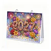 DIY 2027 Diamond Painting Calendar Art Kit Paper Desk Calendar Desktop Decoration Craft Kit