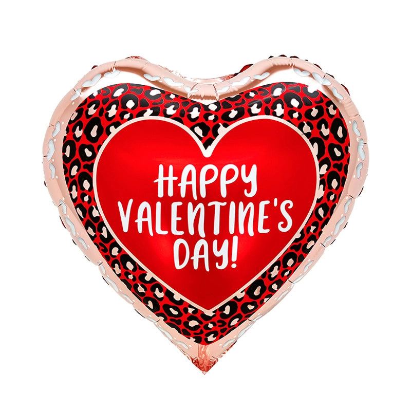 Vacation Minimalist Heart Shape Aluminum Film Travel Daily Balloons