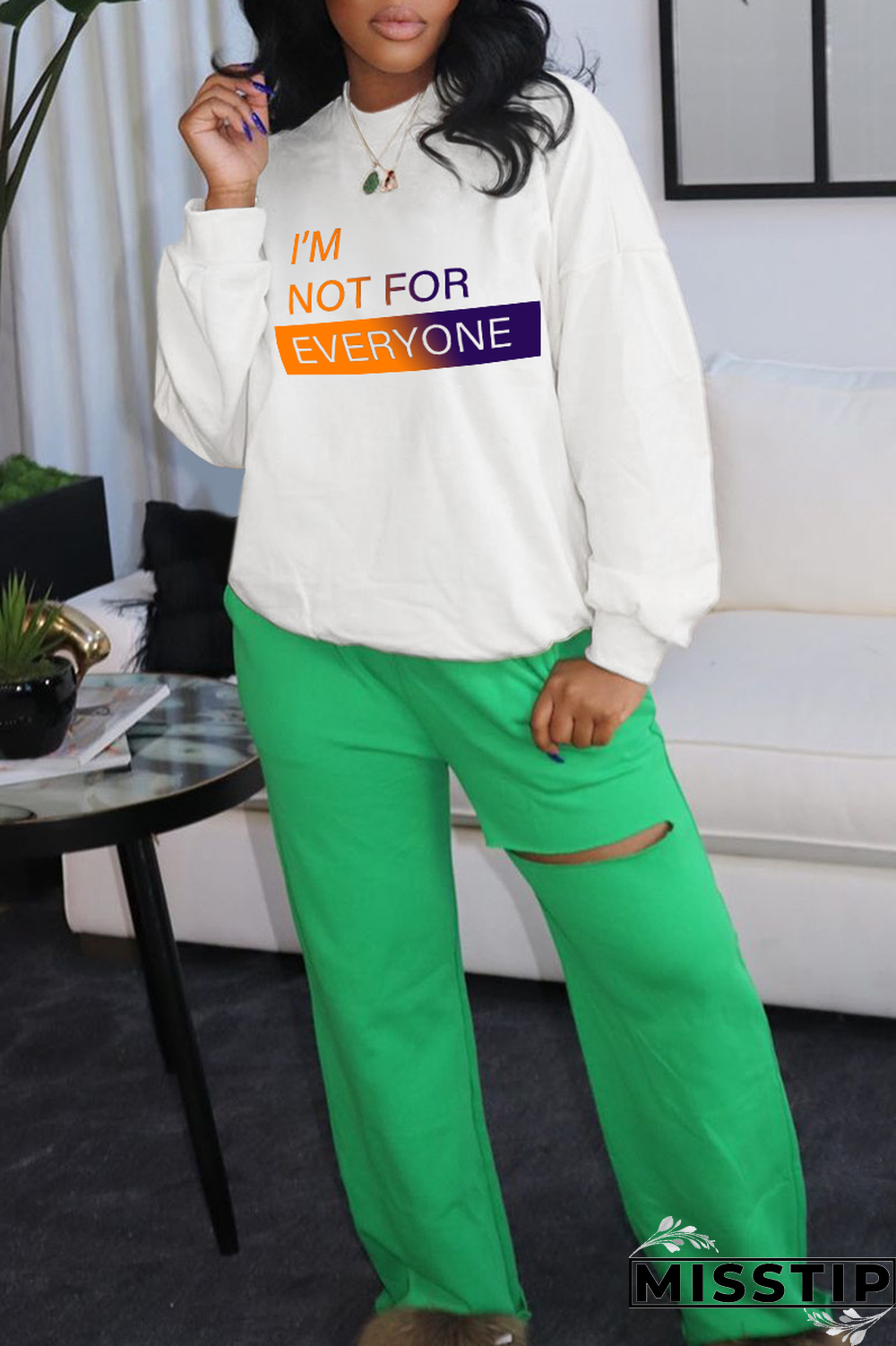 Black Casual Daily Gradual Change Print Patchwork O Neck Tops