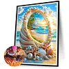 Diamond Painting -DIY Round Drill Ruffled Ocean