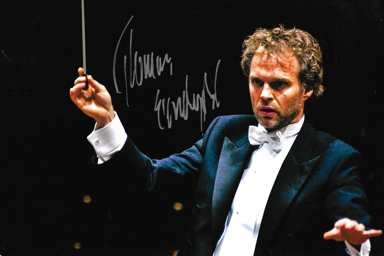 Thomas Sondergard Conductor signed 8x12 inch Photo Poster painting autograph