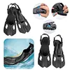 Snorkel Fins Swimming Flippers Adjustable Buckles for Snorkeling Diving Swimming