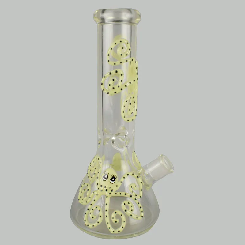 Growing Big Glass Beaker Bong Water Pipe 7mm Glass Bongs Ice Ash Catcher