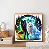 Diamond Painting-DIY Full Round Drill Wolf