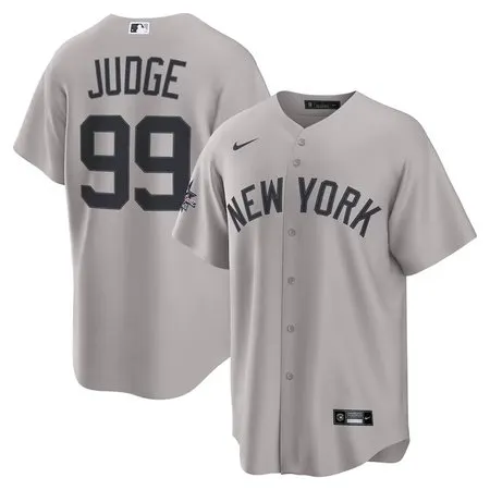 Youth New York Yankees #99 Aaron Judge  Gray 2025 MLB All-Star Game Road Limited Player Jersey