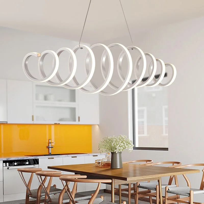 Minimalism Modern Led Pendant Lights For Dining Room Bar Kitchen ...