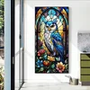 Diamond Painting-DIY Full Round Drill Stained Glass Owl(70*40 CM)