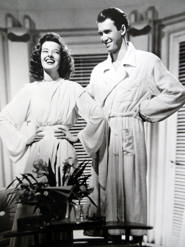 KATHARINE HEPBURN JAMES STEWART Movie Film 8x10 Photo Poster painting Philadelphia STORY ak1498