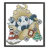 Winter of Stamps -14CT Stamped Cross Stitch Kit(17*19cm)