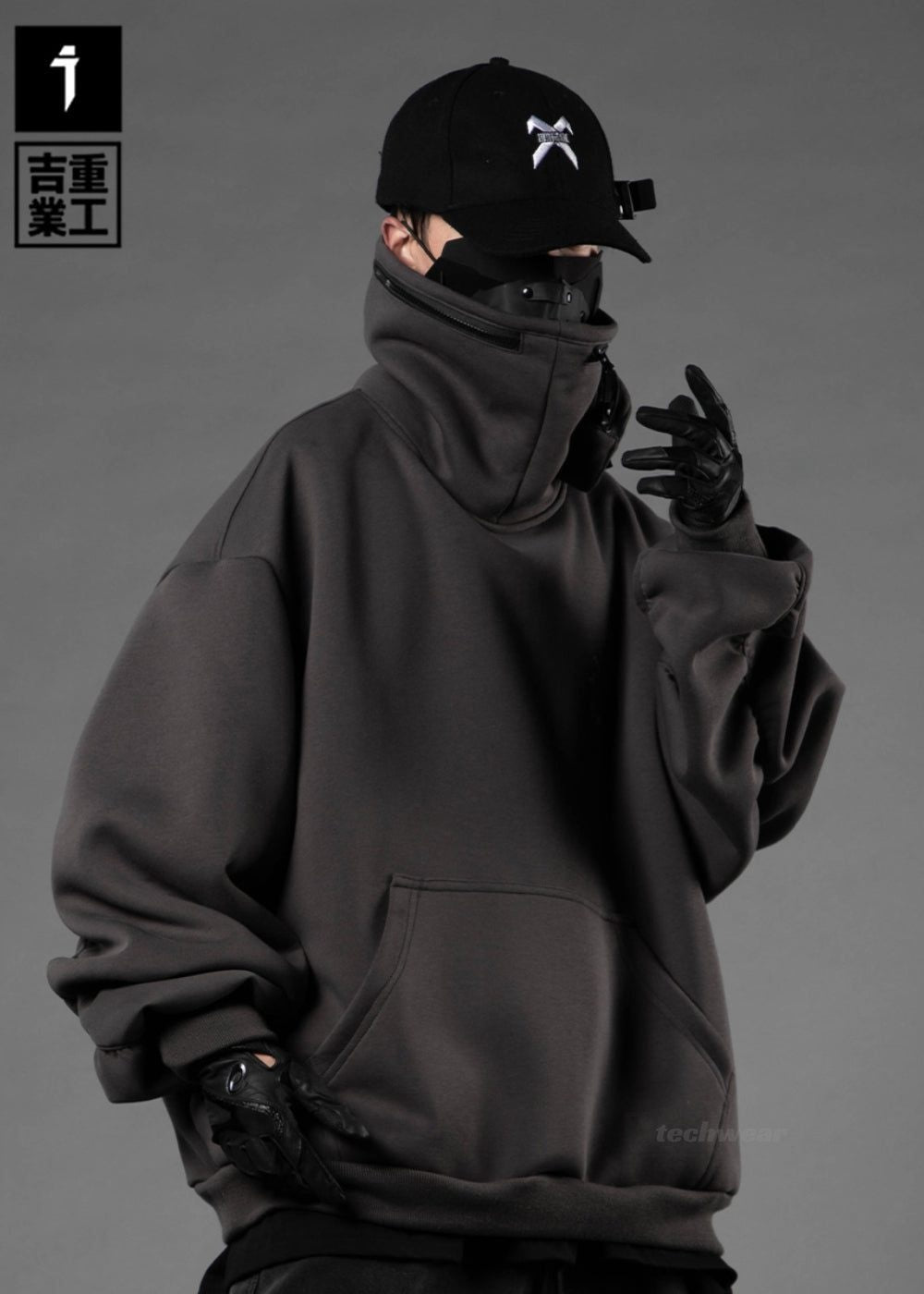 Astronaut Pullover Hoodies JIYE HEAVY INDUSTRY techwear-x