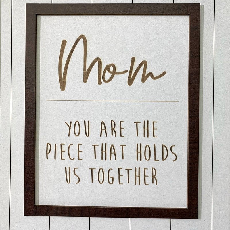 Personalised mom you are the piece that holds us together 1 25 puzzle