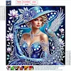 Diamond Painting-DIY Crystal Rhinestone Peacock Girl