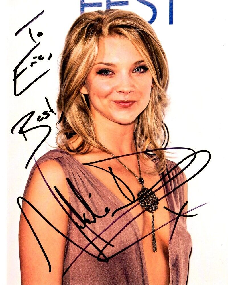 TO ERIC - Natalie Dormer Signed - Autographed Game of Thrones Actress 8x10 Photo Poster painting