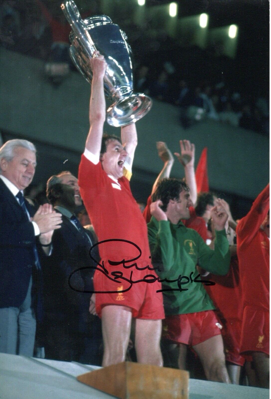 Phil Thompson Liverpool Football Signed 10 by 8 inches Genuine Signature Photo Poster painting