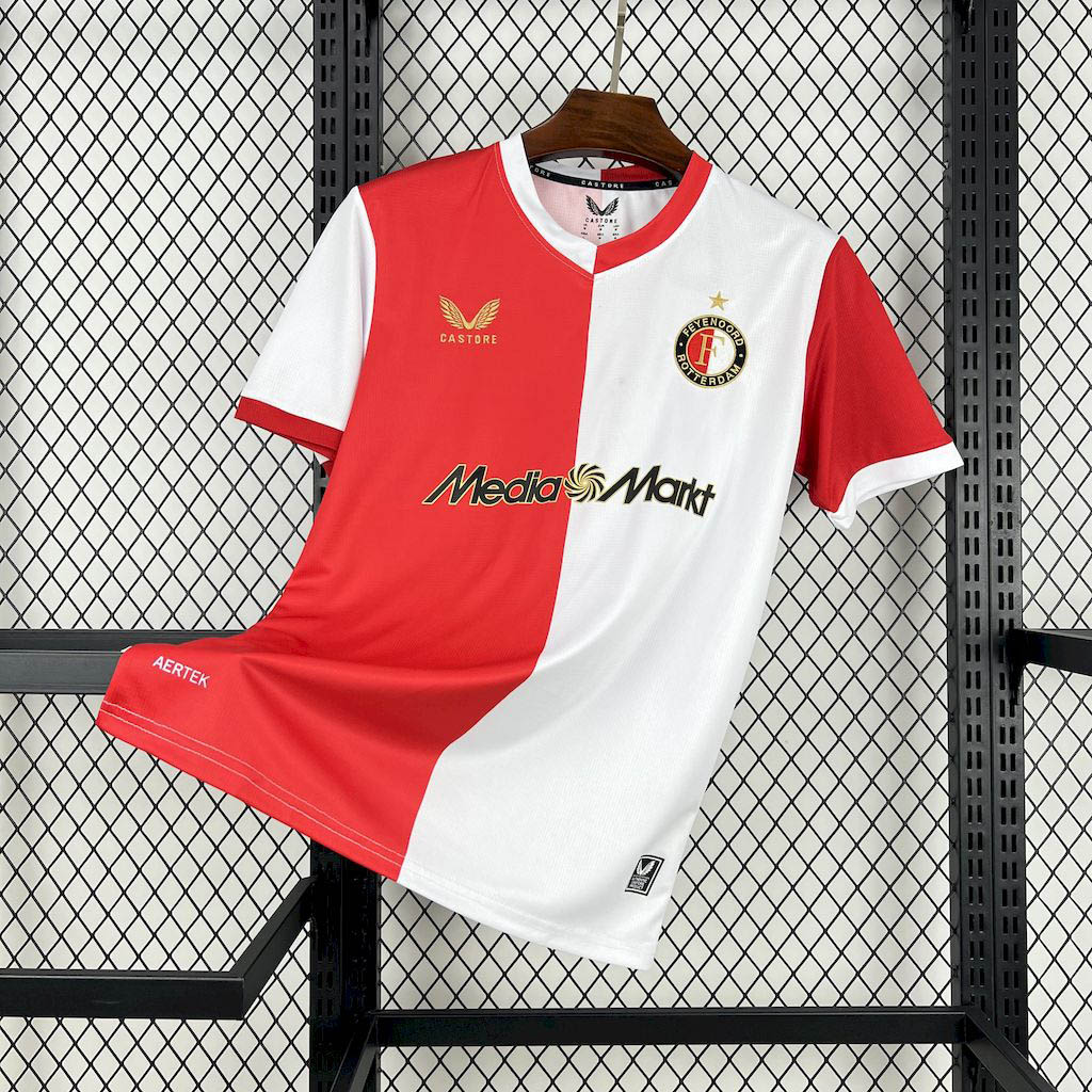 2025-2026 Feyenoord Home Football Shirt 1:1 Thai Quality- Maxi Kit