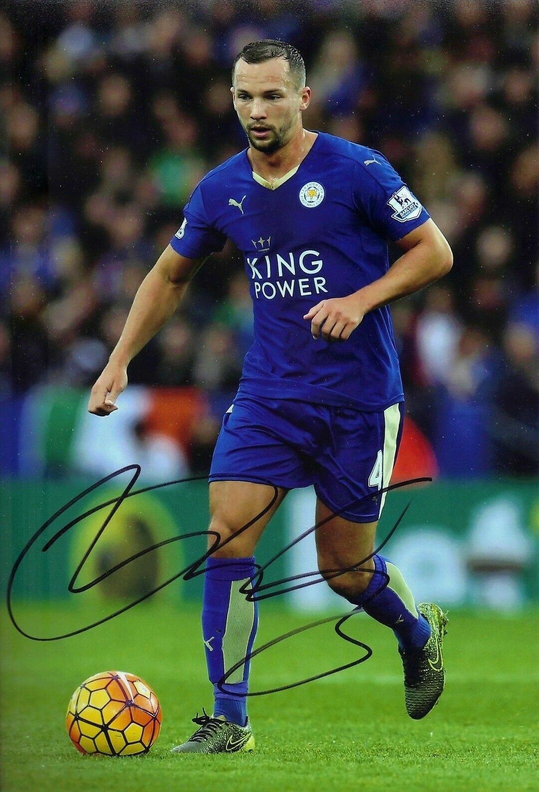 Danny Drinkwater Signed 12X8 Photo Poster painting Leicester City F.C. Genuine COA AFTAL (1732)