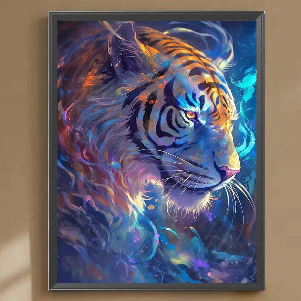 Diamond Painting - Full Round Drill - Imaginary Tiger(Canvas|30*40cm)