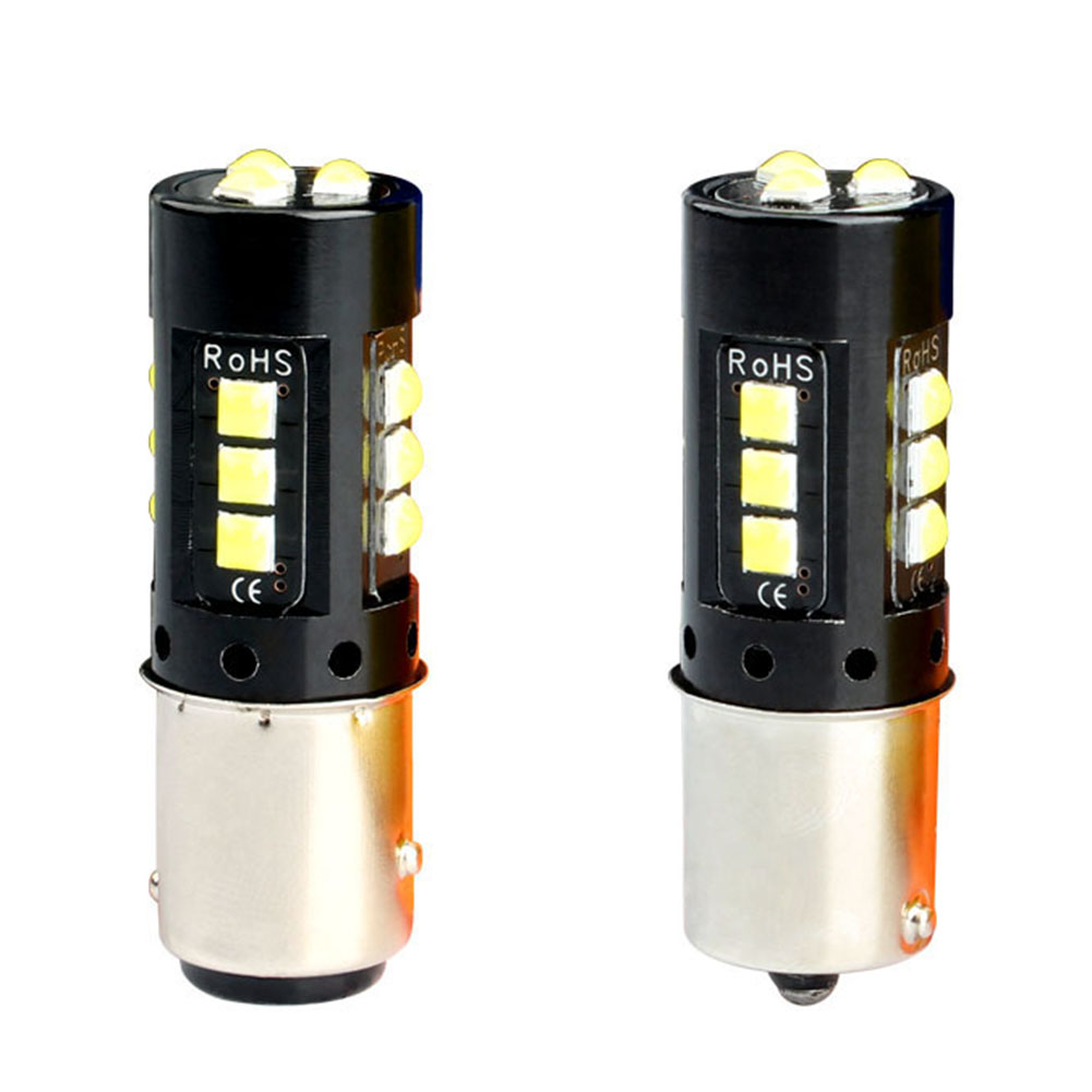 

1156 1157 LED Car Bulb 15 LED 3030SMD Brake Turn Signal Reverse Light Bulb, 501 Original