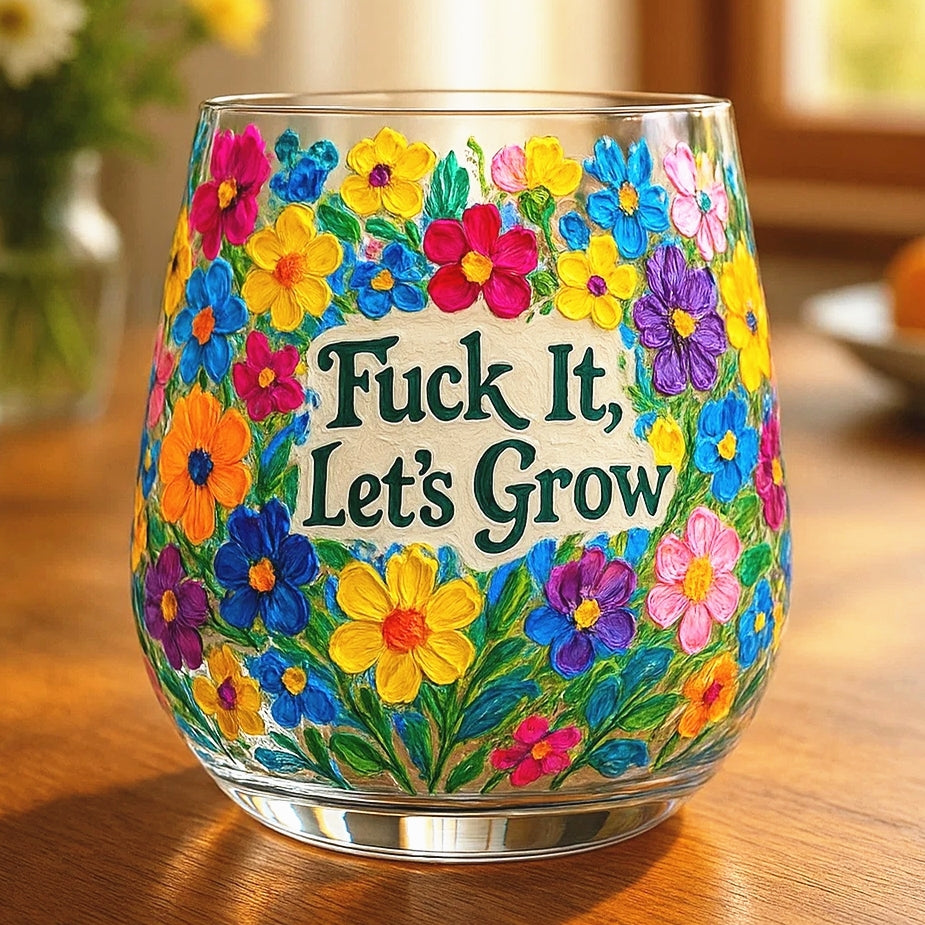 Hand-painted Swear Four Seasons Glass - tree - Codlins