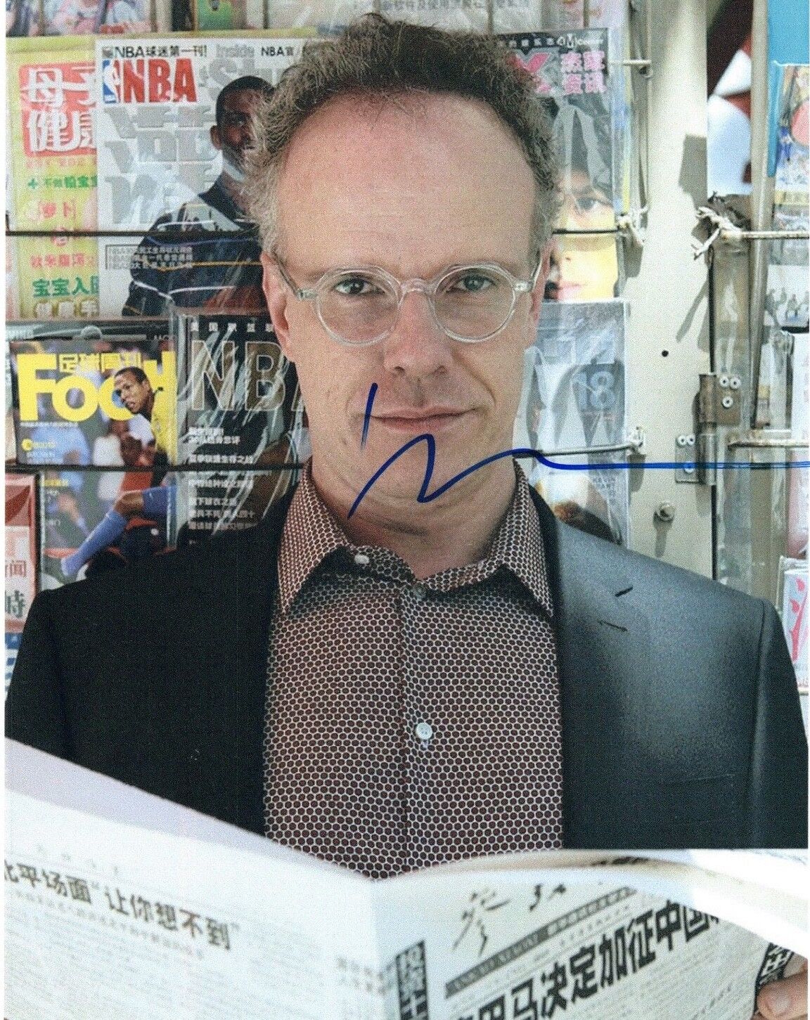 Hans-Ulrich Obrist Signed Autographed 8x10 Photo Poster painting Art Curator COA VD