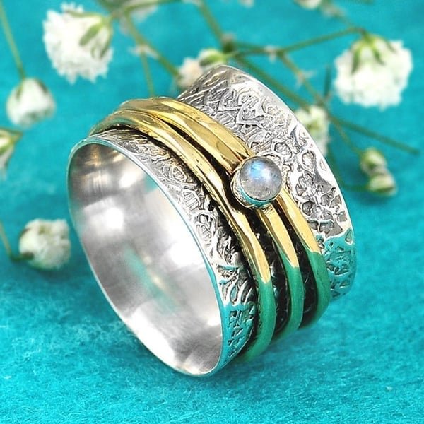 🔥Last Day 75% OFF🎁Moonstone Meditation Ring