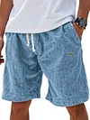 Men's Lace Up Retro Casual Shorts