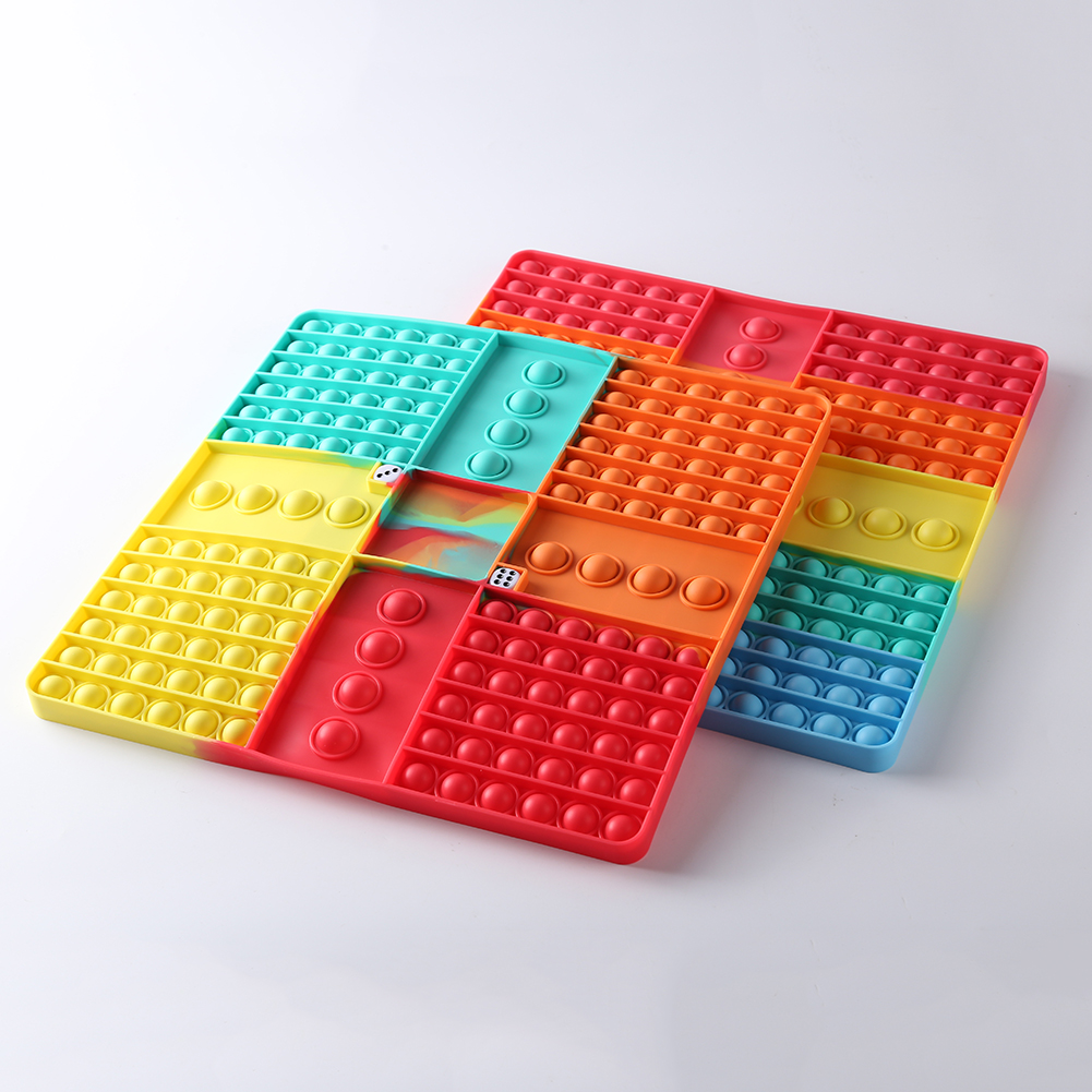 

Silicone Big Size Square Chessboard Push Bubble Austism Need Antistress Toy, 501 Original
