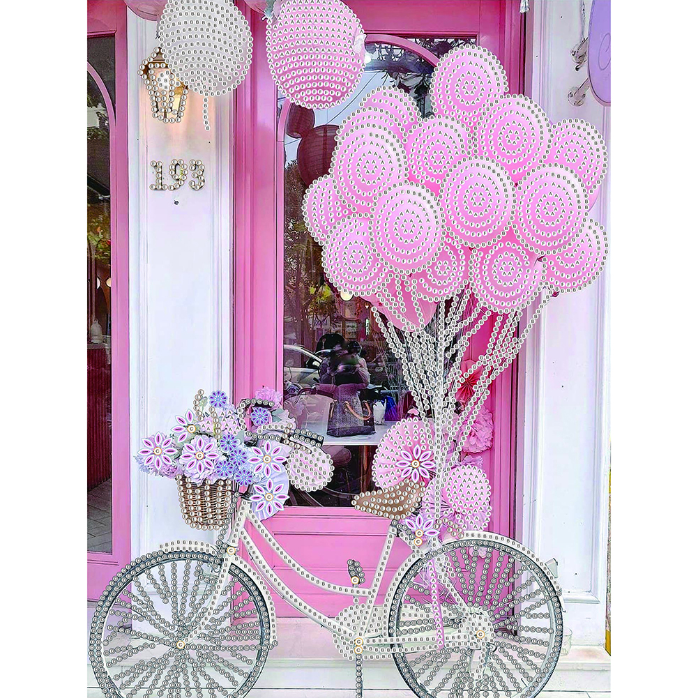 

Bicycle Balloon - Special Shaped Diamond Painting - 30*40CM, 501 Original